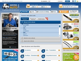 Homepage MisterAuto V1