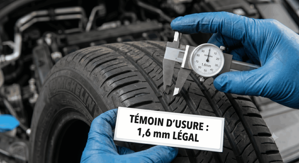 Vérification témoin pneu