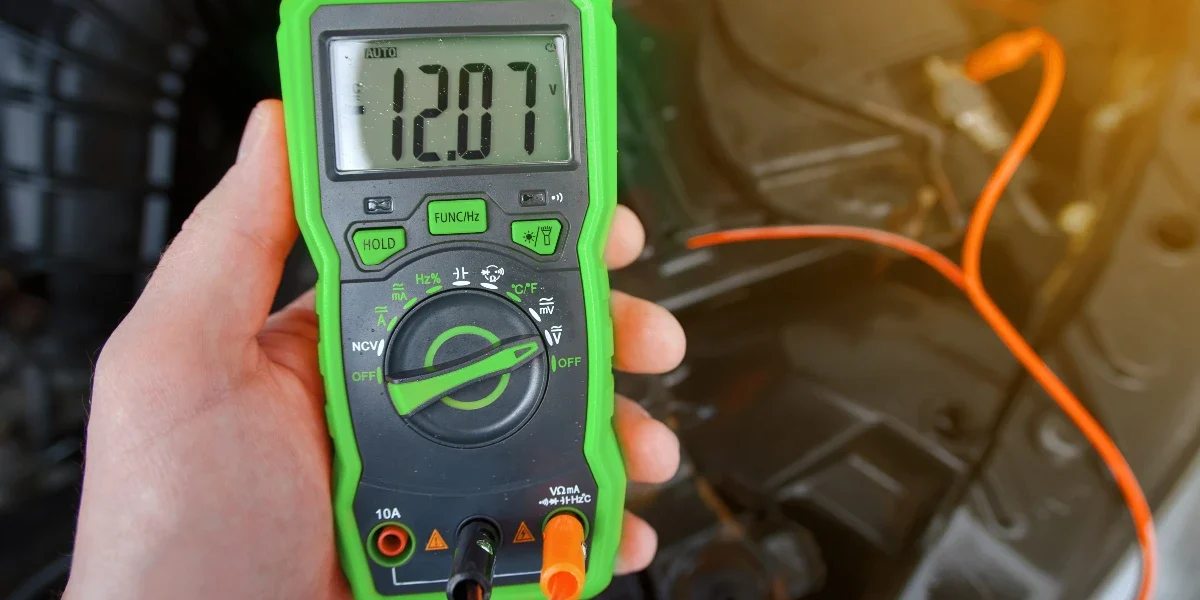 tester une pompe de gavage avec un multimètre