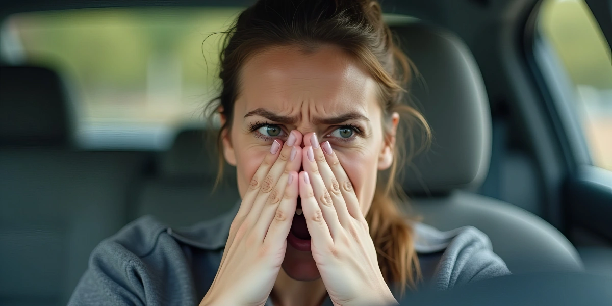 fumée blanche et mauvaise odeur voiture