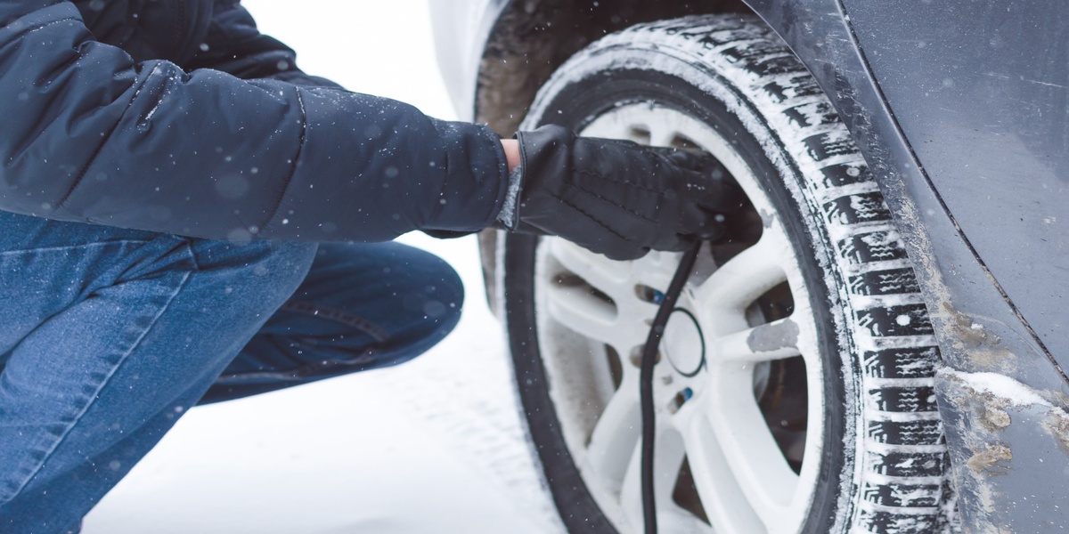 Controle de la pression des pneus en hiver